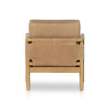 Featuring Navarro Palermo Drift Chair by Four Hands at Amethyst Home. Safari inspiration meets zen aspirations. A cylindrical frame is crafted, smoothed and rounded from solid ash wood. Includes two loose feather-blend cushions covered in subtly distressed thick cut leather in a neutral taupe hue for a monochromatic look. Overall Dimensions: 27.75"w x 3. Amethyst Home provides interior design, new home construction design consulting, vintage area rugs, and lighting in the Winter Garden metro area.