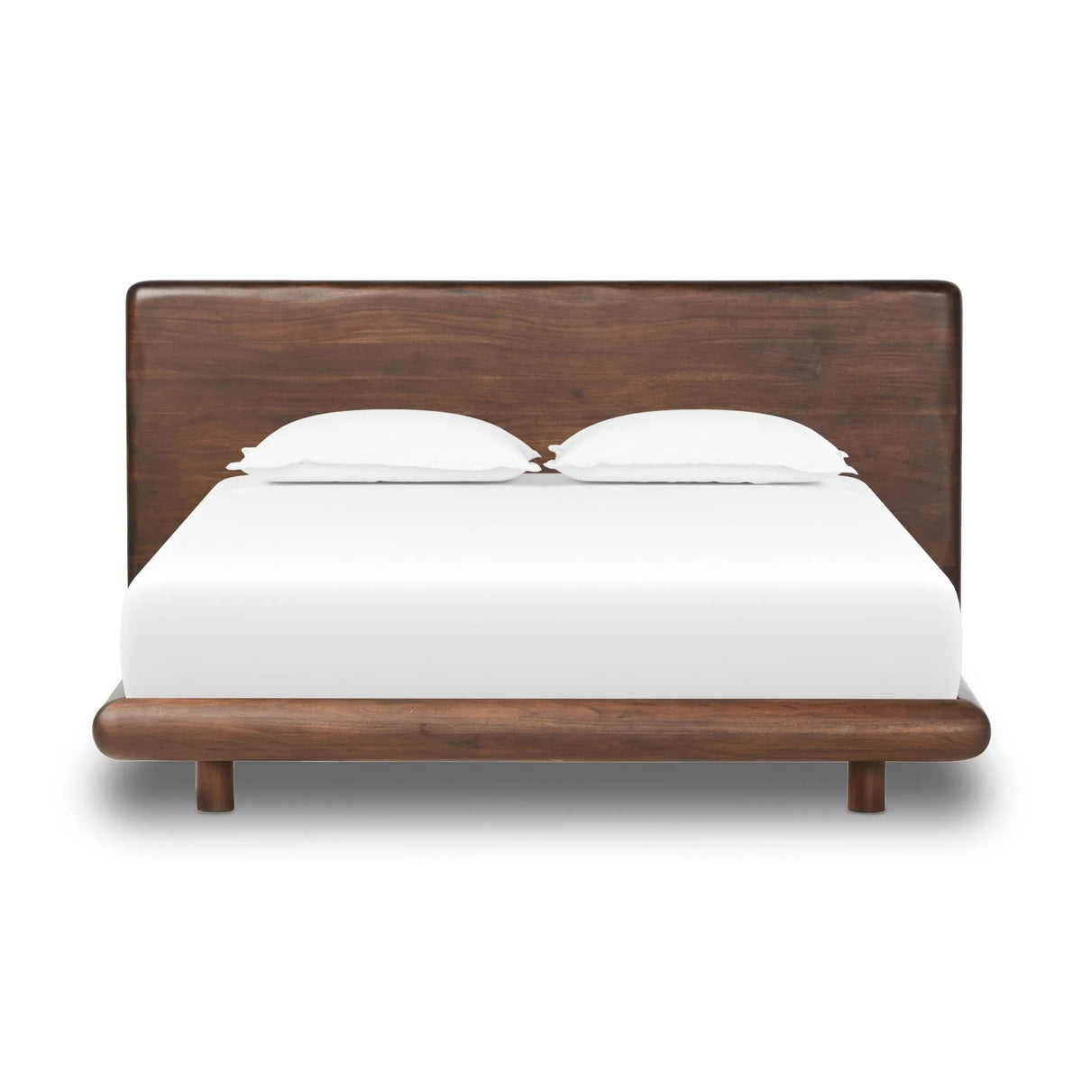Nigel Rustic Brown Acacia Bed