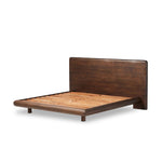 Featuring Nigel Rustic Brown Acacia Bed by Four Hands at Amethyst Home. Faux live edges elevate this slab-inspired bed made of rustic brown acacia. Rounded edges and inset legs soften an elongated silhouette. Platform-style base. Not compatible with adjustable frames.KingOverall Dimensions: 93.00"w x 88.00"d x 46.00"hWeight: 406.75 lbsQueenOverall Dimensions: 6. Amethyst Home provides interior design, new home construction design consulting, vintage area rugs, and lighting in the Tampa metro area.