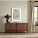 Buenos Aires-born and Barcelona-based artist and interior designer Valeria Sidanez works in painting, drawing and collage. A former flautist and music teacher, she finds inspiration in Japanese art.  Handmade in Austin, Texas Amethyst Home provides interior design, new home construction design consulting, vintage area rugs, and lighting in the Charlotte metro area.