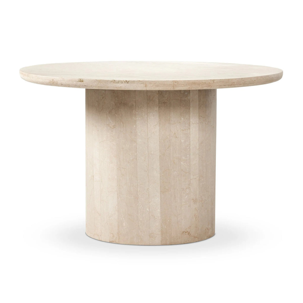 Oakland Outdoor Cream Marble Dining Table | ready to ship!