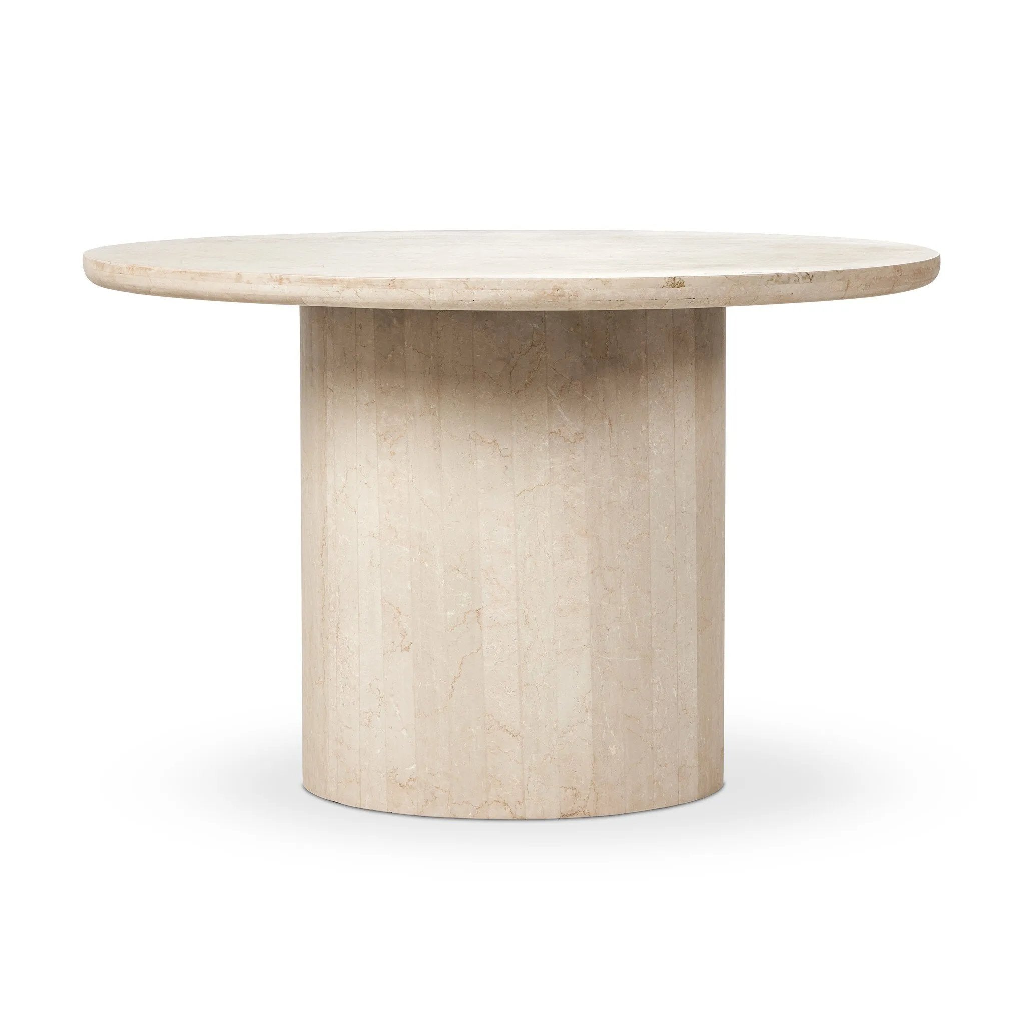 Featuring Oakland Outdoor Cream Marble Dining Table by Four Hands at Amethyst Home. Expertly crafted with cream marble, the Oakland Outdoor Dining Table is the perfect addition to any outdoor space. Its sturdy design and elegant finish provide a luxurious setting for dining and entertaining, while its durability ensures long-lasting enjoyment.
Overall Dimens. Amethyst Home provides interior design, new home construction design consulting, vintage area rugs, and lighting in the Portland metro area.