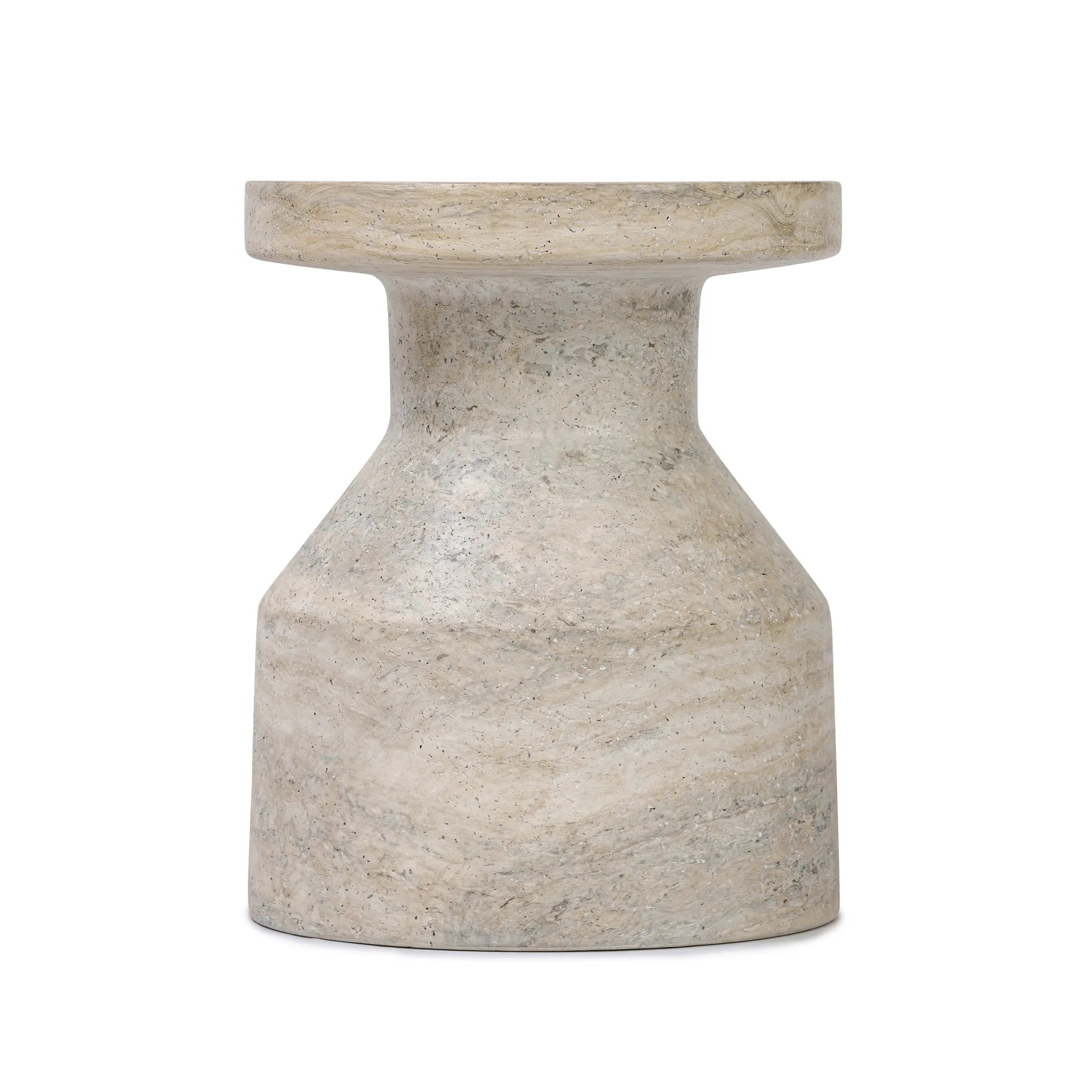 Featuring Odeon Textured Sandy Grey End Table by Four Hands at Amethyst Home. With heavy texture and contemporary shaping, an end table of naturally hued concrete can be styled just about anywhere.Overall Dimensions: 13.00"w x 13.00"d x 16.25"hWeight : 26.01 lbsMaterials: Concrete. Amethyst Home provides interior design, new home construction design consulting, vintage area rugs, and lighting in the Dallas metro area.