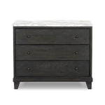 Featuring Odette White Statuario Marble Nightstand by Four Hands at Amethyst Home. Experience luxury and elegance with our Odette White Statuario Marble Nightstand. Made from premium marble, this stunning piece adds a touch of sophistication to any bedroom. Organize your essentials with the included nightstand, while also elevating your space with its int. Amethyst Home provides interior design, new home construction design consulting, vintage area rugs, and lighting in the Kansas City metro area.