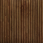 Store favorite table linens and serveware in a piece pairing craftsmanship and texture. Made from mindi wood with a plinth-style base, a reeding pattern is carved into the surface keeping this media look fresh and approachable. A spacious interior and amber oak finish complete this sculptural form. Amethyst Home provides interior design, new home construction design consulting, vintage area rugs, and lighting in the Calabasas metro area.