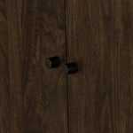 Featuring Ophelia Aged Brown Armoire by Four Hands at Amethyst Home. Make space for style. A large, storage-minded armoire is made from solid mango and finished in an aged brown, reminiscent of European antiques. Interior iron rod for hanging garments plus roomy drawers for out-of-sight storage. This item has been modified to comply with the STURDY Act. See . Amethyst Home provides interior design, new home construction design consulting, vintage area rugs, and lighting in the Portland metro area.