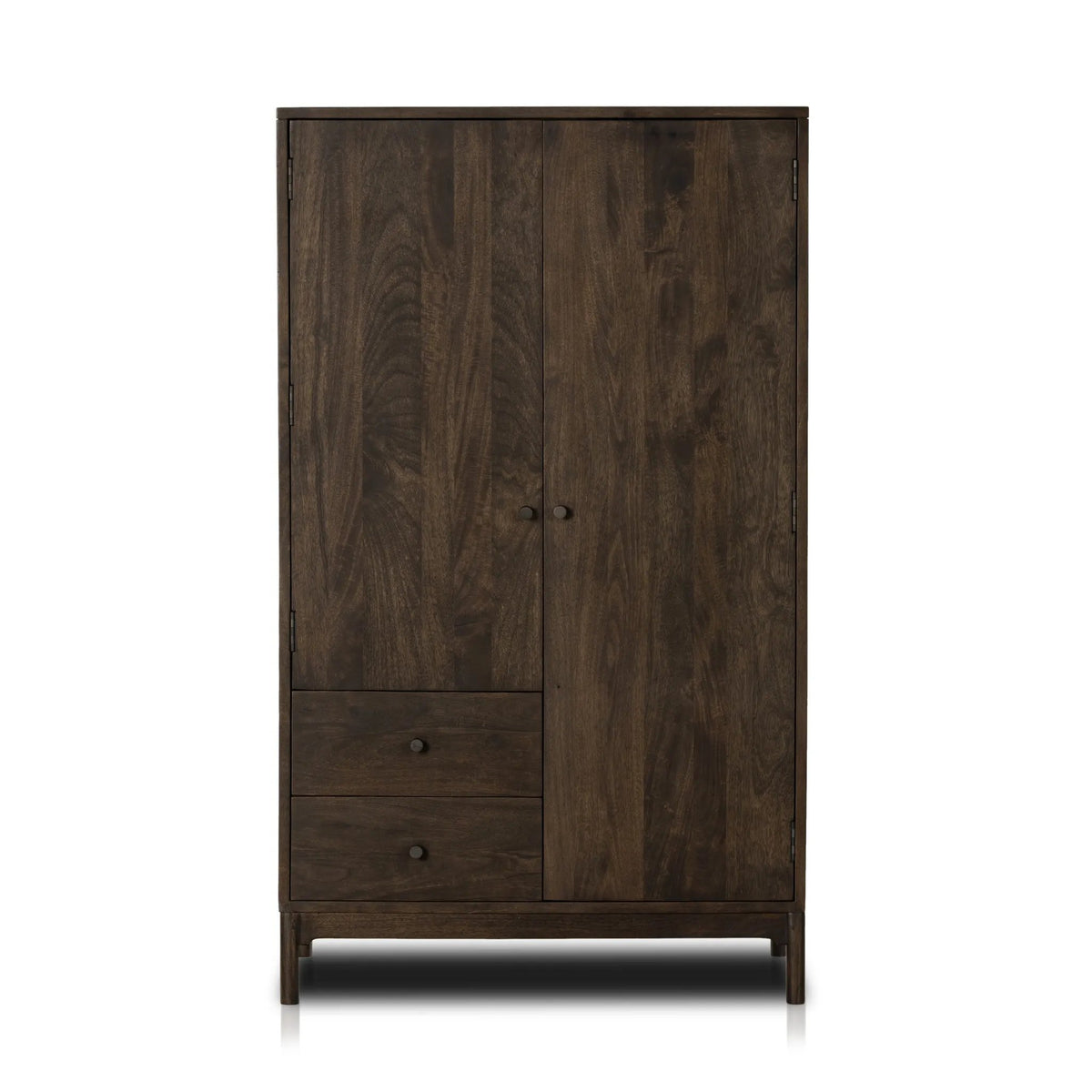 Ophelia Aged Brown Armoire | ready to ship!
