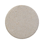 Natural stones form a neutral terrazzo pattern on a cream base, bringing a sense of texture and depth to this versatile coffee table. Designed with a clean, rounded silhouette, it works effortlessly in both indoor and outdoor spaces. Cover or store indoors during inclement weather and when not in use Amethyst Home provides interior design, new home construction design consulting, vintage area rugs, and lighting in the Calabasas metro area.
