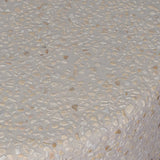 Natural stones form a neutral terrazzo pattern on a cream base, bringing a sense of texture and depth to this versatile coffee table. Designed with a clean, rounded silhouette, it works effortlessly in both indoor and outdoor spaces. Cover or store indoors during inclement weather and when not in use Amethyst Home provides interior design, new home construction design consulting, vintage area rugs, and lighting in the Park City metro area.
