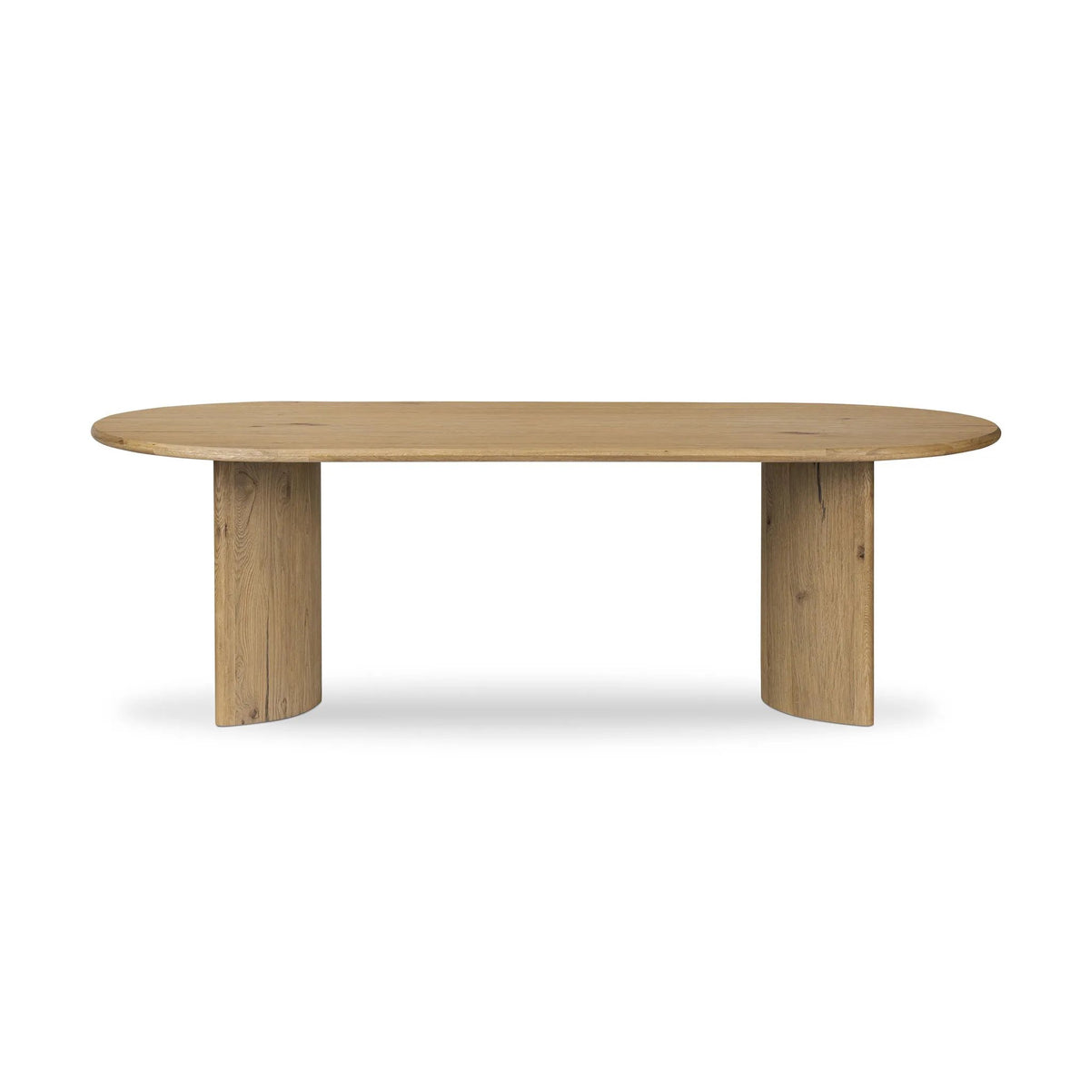 Paden Worn Oak Veneer Dining Table | ready to ship!