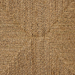 Mixed materials modernize this textural stool inspired by classic wishbone design. Natural sugar palm is cross-woven to create a seat and slim barrel back, all framed by smoked sungkai, with a cushion completing the look.As enthusiasts of wabi sabi materials at Amethyst, we love the nature inspired Pampa Counter Stool - Broadway Dune. Amethyst Home provides interior design, new home construction design consulting, vintage area rugs, and lighting in the Miami metro area.