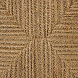 Mixed materials modernize this textural stool inspired by classic wishbone design. Natural sugar palm is cross-woven to create a seat and slim barrel back, all framed by smoked sungkai, with a cushion completing the look.As enthusiasts of wabi sabi materials at Amethyst, we love the nature inspired Pampa Counter Stool - Broadway Dune. Amethyst Home provides interior design, new home construction design consulting, vintage area rugs, and lighting in the Miami metro area.