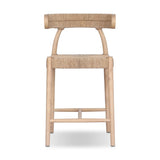 The classic wishbone chair gets a textural refresh. Smoked solid sungkai shapes a slim barrel back stool, pairing with a woven seat and back of natural sugar palm.As enthusiasts of organic modern aesthetics at Amethyst, we love the optimistic inspired Pampa Counter Stool - None - Smoked Natural Sungkai. Amethyst Home provides interior design, new home construction design consulting, vintage area rugs, and lighting in the Alpharetta metro area.