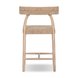 The classic wishbone chair gets a textural refresh. Smoked solid sungkai shapes a slim barrel back stool, pairing with a woven seat and back of natural sugar palm.As enthusiasts of organic modern aesthetics at Amethyst, we love the optimistic inspired Pampa Counter Stool - None - Smoked Natural Sungkai. Amethyst Home provides interior design, new home construction design consulting, vintage area rugs, and lighting in the Kansas City metro area.