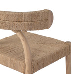 The classic wishbone chair gets a textural refresh. Smoked solid sungkai shapes a slim barrel back stool, pairing with a woven seat and back of natural sugar palm.As enthusiasts of organic modern aesthetics at Amethyst, we love the optimistic inspired Pampa Counter Stool - None - Smoked Natural Sungkai. Amethyst Home provides interior design, new home construction design consulting, vintage area rugs, and lighting in the Scottsdale metro area.