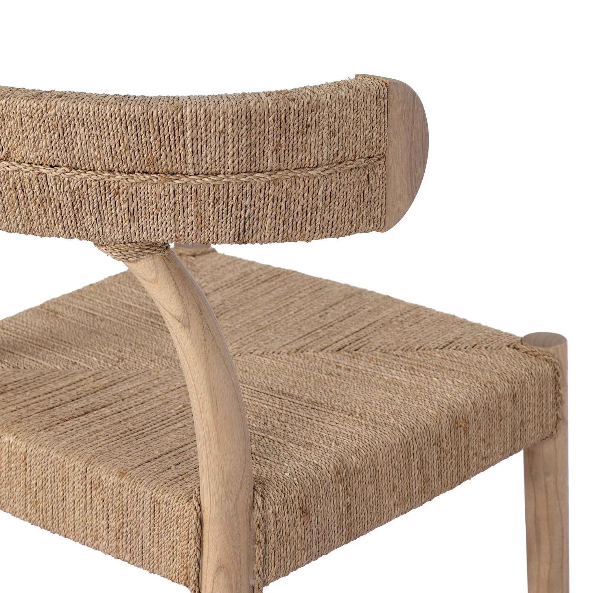 The classic wishbone chair gets a textural refresh. Smoked solid sungkai shapes a slim barrel back stool, pairing with a woven seat and back of natural sugar palm.As enthusiasts of organic modern aesthetics at Amethyst, we love the optimistic inspired Pampa Counter Stool - None - Smoked Natural Sungkai. Amethyst Home provides interior design, new home construction design consulting, vintage area rugs, and lighting in the Scottsdale metro area.