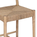 The classic wishbone chair gets a textural refresh. Smoked solid sungkai shapes a slim barrel back stool, pairing with a woven seat and back of natural sugar palm.As enthusiasts of organic modern aesthetics at Amethyst, we love the optimistic inspired Pampa Counter Stool - None - Smoked Natural Sungkai. Amethyst Home provides interior design, new home construction design consulting, vintage area rugs, and lighting in the Seattle metro area.
