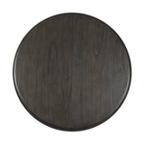 Make space for more guests with a rounded extension table of smoked black mindi, with beautiful visible graining. Inside the tabletop, a hidden mechanism allows for expansion from 48" to 68".As fans of organic modern design at Amethyst, we love the designer inspired Pemble Extension Dining Table - Smoked Black Mindi Veneer. Amethyst Home provides interior design, new home construction design consulting, vintage area rugs, and lighting in the Miami metro area.