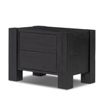 Beauty in simplicity. A clean cube of aged black-finished pine can be styled into a wide range of styles and spaces Amethyst Home provides interior design, new home construction design consulting, vintage area rugs, and lighting in the Nashville metro area.