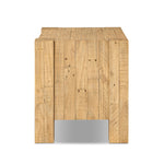 Beauty in simplicity. A clean cube of blonde-finished pine can be styled into a wide range of styles and spaces Amethyst Home provides interior design, new home construction design consulting, vintage area rugs, and lighting in the Omaha metro area.