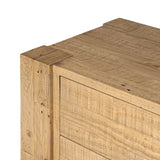 Beauty in simplicity. A clean cube of blonde-finished pine can be styled into a wide range of styles and spaces Amethyst Home provides interior design, new home construction design consulting, vintage area rugs, and lighting in the Scottsdale metro area.