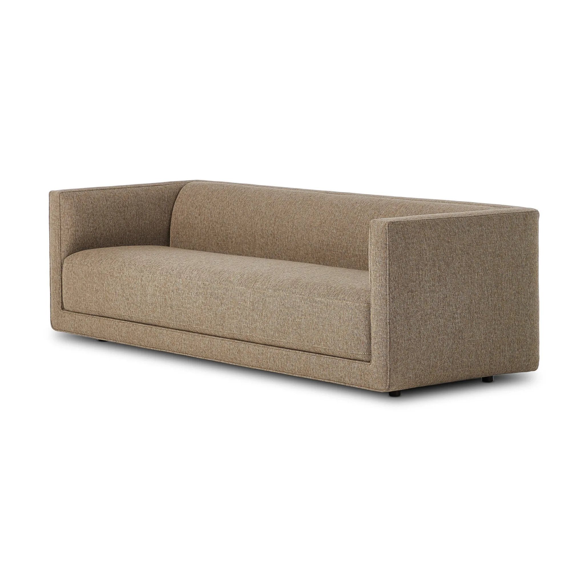 Featuring Phillip Delta Tweed Sofa by Four Hands at Amethyst Home. This Phillip Delta Tweed Sofa provides comfort and style in one piece. Crafted with high-quality materials and designed with ergonomic support in mind, this sofa is perfect for relaxing or entertaining. Its classic tweed fabric adds a touch of sophistication to any living space.
Overall Di. Amethyst Home provides interior design, new home construction design consulting, vintage area rugs, and lighting in the Los Angeles metro area.