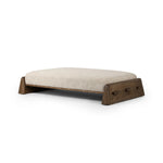 Featuring Pietro Yuma Cream Cocktail Ottoman by Four Hands at Amethyst Home. Place this round ottoman just about anywhere for a subtle retro vibe. Upholstered in a faux Mongolian shearling with a high pile fur. Parawood legs are wirebrushed for a warm, vintage feel.Overall Dimensions: 69.50"w x 40.00"d x 15.00"hWeight : 81.02 lbsMaterials: 96% Polyester, 4% . Amethyst Home provides interior design, new home construction design consulting, vintage area rugs, and lighting in the Portland metro area.