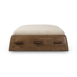 Featuring Pietro Yuma Cream Cocktail Ottoman by Four Hands at Amethyst Home. Place this round ottoman just about anywhere for a subtle retro vibe. Upholstered in a faux Mongolian shearling with a high pile fur. Parawood legs are wirebrushed for a warm, vintage feel.Overall Dimensions: 69.50"w x 40.00"d x 15.00"hWeight : 81.02 lbsMaterials: 96% Polyester, 4%. Amethyst Home provides interior design, new home construction design consulting, vintage area rugs, and lighting in the San Diego metro area.
