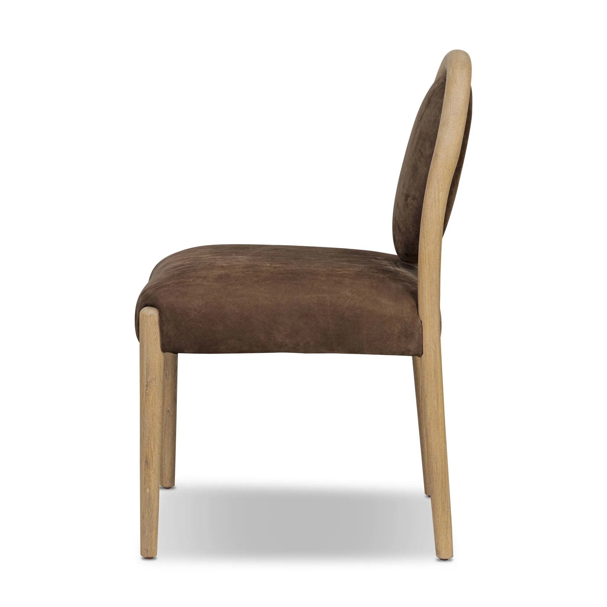 Minimal design, maximum impact. Designed with a subtle nod to midcentury modern, this dining chair features tapered legs, a t