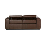 A modern take on the classic recliner. Customize your comfort level with the push of hidden buttons with pieces in our Power Motion collection. Sectional features wide arms with a medium to supportive sit and seat height, plus an adjustable headrest. Zero-clearance design means the sectional can be placed up against a wall. Amethyst Home provides interior design, new home construction design consulting, vintage area rugs, and lighting in the Dallas metro area.