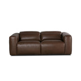 A modern take on the classic recliner. Customize your comfort level with the push of hidden buttons with pieces in our Power Motion collection. Sectional features wide arms with a medium to supportive sit and seat height, plus an adjustable headrest. Zero-clearance design means the sectional can be placed up against a wall. Amethyst Home provides interior design, new home construction design consulting, vintage area rugs, and lighting in the Laguna Beach metro area.