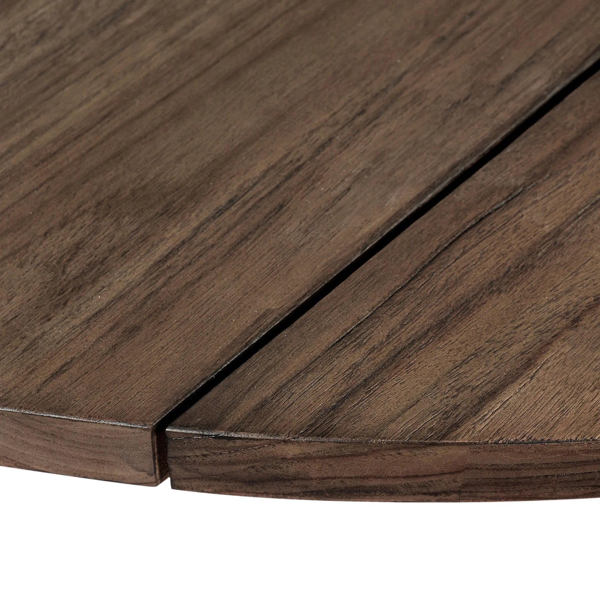 Featuring Railay Stained Toasted Brown Round Outdoor Dining Table by Four Hands at Amethyst Home. Expertly crafted with stained toasted brown wood, the Railay Round Outdoor Dining Table is a stylish addition to any outdoor space. Its durable construction ensures long-lasting use, while providing a sophisticated look for outdoor dining.
Overall Dimensions:. Amethyst Home provides interior design, new home construction design consulting, vintage area rugs, and lighting in the Kansas City metro area.