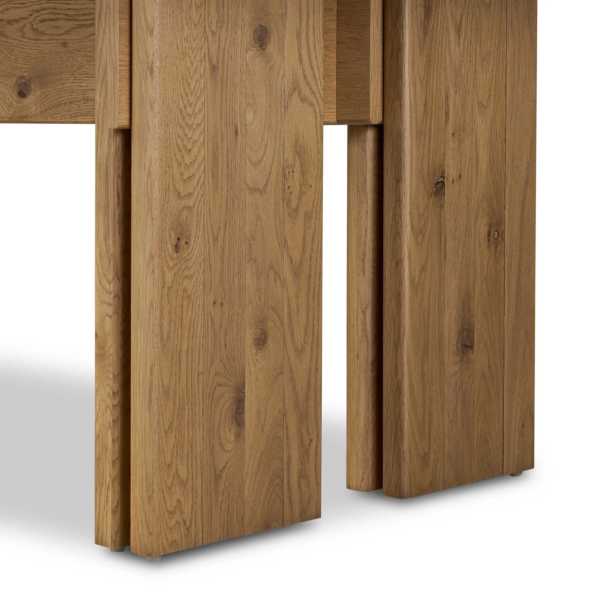 Featuring Railay Dusted Oak Veneer Dining Table by Four Hands at Amethyst Home. A rectangular dining table of light oak veneer features joint and connection for a design-forward look.
Overall Dimensions: 42.0" L x 94.0 " W x 30.0" H
Materials: Thick Oak VeneerWeight: 256.84 lbs. Amethyst Home provides interior design, new home construction design consulting, vintage area rugs, and lighting in the Nashville metro area.