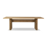 Featuring Railay Dusted Oak Veneer Dining Table by Four Hands at Amethyst Home. A rectangular dining table of light oak veneer features joint and connection for a design-forward look.
Overall Dimensions: 42.0" L x 94.0 " W x 30.0" H
Materials: Thick Oak VeneerWeight: 256.84 lbs. Amethyst Home provides interior design, new home construction design consulting, vintage area rugs, and lighting in the Omaha metro area.