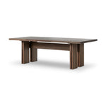 Featuring Railay Stained Toasted Brown Outdoor Dining Table by Four Hands at Amethyst Home. Expertly crafted with durability in mind, the Railay Stained Toasted Brown Outdoor Dining Table offers the perfect blend of style and functionality. With its sturdy design and ample surface space, this dining table is perfect for outdoor gatherings and meals with frien. Amethyst Home provides interior design, new home construction design consulting, vintage area rugs, and lighting in the Houston metro area.