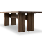 Featuring Railay Stained Toasted Brown Outdoor Dining Table by Four Hands at Amethyst Home. Expertly crafted with durability in mind, the Railay Stained Toasted Brown Outdoor Dining Table offers the perfect blend of style and functionality. With its sturdy design and ample surface space, this dining table is perfect for outdoor gatherings and meals with fri. Amethyst Home provides interior design, new home construction design consulting, vintage area rugs, and lighting in the San Diego metro area.