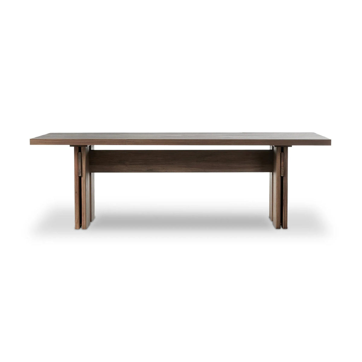 Railay Stained Toasted Brown Outdoor Dining Table | shipping 10/06/2025