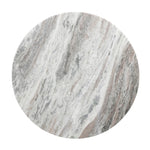 A bold, sculptural presence with movement throughout. This solid marble table features a stacked fluted base and bullnose-edged top that combine to let the natural variation of the material take center stage.As fans of clean design at Amethyst, we love the nature inspired Reeves Dining Table - River Grey Marble. Amethyst Home provides interior design, new home construction design consulting, vintage area rugs, and lighting in the Newport Beach metro area.
