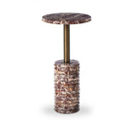 Featuring Reeves Garnet Marble End Table by Four Hands at Amethyst Home. Stacked channels of heavy character marble ensure this end table stands out as a statement piece. At a convenient drink table size, it is complemented by a dark brass metal finish for a striking contrast.
Materials: Solid Marble, Engineered HardwoodWeight: 49.6 lbs. Amethyst Home provides interior design, new home construction design consulting, vintage area rugs, and lighting in the Omaha metro area.