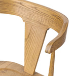 Featuring Ripley Sandy Oak Bar + Counter Stool by Four Hands at Amethyst Home. A fresh, bar-style take on mid-century Windsor seating, featuring a bowed, sculptural silhouette and soft black finish to highlight the natural grain of weathered oak.Bar StoolOverall Dimensions: 20.50"w x 20.50"d x 42.50"hWeight: 17.64 lbsCounter StoolOverall Dimensions: 20.50"w. Amethyst Home provides interior design, new home construction design consulting, vintage area rugs, and lighting in the Calabasas metro area.