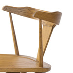 Featuring Ripley Sandy Oak Bar + Counter Stool by Four Hands at Amethyst Home. A fresh, bar-style take on mid-century Windsor seating, featuring a bowed, sculptural silhouette and soft black finish to highlight the natural grain of weathered oak.Bar StoolOverall Dimensions: 20.50"w x 20.50"d x 42.50"hWeight: 17.64 lbsCounter StoolOverall Dimensions: 20.50"w. Amethyst Home provides interior design, new home construction design consulting, vintage area rugs, and lighting in the Charlotte metro area.