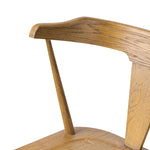Featuring Ripley Sandy Oak Bar + Counter Stool by Four Hands at Amethyst Home. A fresh, bar-style take on mid-century Windsor seating, featuring a bowed, sculptural silhouette and soft black finish to highlight the natural grain of weathered oak.Bar StoolOverall Dimensions: 20.50"w x 20.50"d x 42.50"hWeight: 17.64 lbsCounter StoolOverall Dimensions: 20.. Amethyst Home provides interior design, new home construction design consulting, vintage area rugs, and lighting in the Newport Beach metro area.