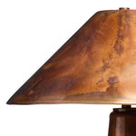 Featuring Romani Iridescent Acid Wash Table Lamp by Four Hands at Amethyst Home. With a burnished, iridescent finish from top to bottom, this gleaming table lamp has a standout presence that makes any room shine.Overall Dimensions: 22.00"w x 22.00"d x 26.50"hWeight : 20.37 lbsMaterials : Stainless Steel. Amethyst Home provides interior design, new home construction design consulting, vintage area rugs, and lighting in the Kansas City metro area.