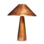Featuring Romani Iridescent Acid Wash Table Lamp by Four Hands at Amethyst Home. With a burnished, iridescent finish from top to bottom, this gleaming table lamp has a standout presence that makes any room shine.Overall Dimensions: 22.00"w x 22.00"d x 26.50"hWeight : 20.37 lbsMaterials : Stainless Steel. Amethyst Home provides interior design, new home construction design consulting, vintage area rugs, and lighting in the Monterey metro area.
