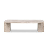 Featuring Romano Lunar Marble Coffee Table by Four Hands at Amethyst Home. Solid marble sheets are laminated to create cubed cradle bases for a thick-cut tabletop. Heavy veining and natural swirls speak to the nature of marble, with each piece being entirely unique.Overall Dimensions: 61.00"w x 31.00"d x 16.00"hWeight : 274.52 lbsMaterials: Solid Marble. Amethyst Home provides interior design, new home construction design consulting, vintage area rugs, and lighting in the Nashville metro area.