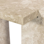 Featuring Romano Lunar Marble End Table by Four Hands at Amethyst Home. Overall Dimensions: 24.00"w x 20.00"d x 20.00"hWeight : 110.89 lbsMaterials: Solid Marble. Amethyst Home provides interior design, new home construction design consulting, vintage area rugs, and lighting in the Calabasas metro area.