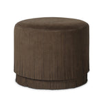 Fringe benefits. Nubuck leather fringe brings both movement and a hint of playfulness to this perfectly sized ottoman.As fans of clean materials at Amethyst, we love the nature inspired Rooney Ottoman - Nubuck Cigar. This item pairs well with other brands such as Four Hands and is perfect for wabi sabi homes Amethyst Home provides interior design, new home construction design consulting, vintage area rugs, and lighting in the Tampa metro area.