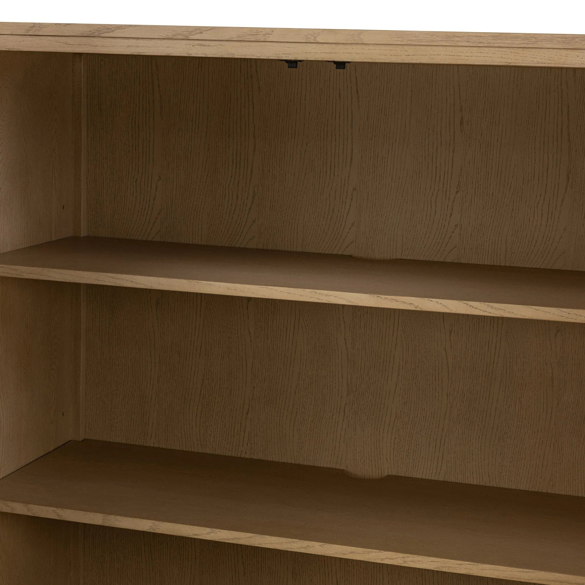 Accented with iron hardware wrapped in tan top-grain leather, light-finished oak veneer forms a clean silhouette with plenty of storage. Outset legs add an element of interest.As fans of wabi sabi materials at Amethyst, we love the optimistic inspired Rosedale Cabinet - Yucca Oak Veneer. Amethyst Home provides interior design, new home construction design consulting, vintage area rugs, and lighting in the Monterey metro area.
