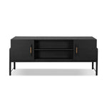 Featuring Rosedale Ebony Oak Veneer Executive Desk by Four Hands at Amethyst Home. Accented with iron hardware wrapped in tan top-grain leather, dark-finished oak crafts shapes a clean silhouette. Vary-sized drawers offer plenty of storage, while outset legs bring a design-forward touch.Overall Dimensions: 72.75"w x 30.00"d x 30.00"hWeight : 202.82 lbsMateria. Amethyst Home provides interior design, new home construction design consulting, vintage area rugs, and lighting in the Seattle metro area.