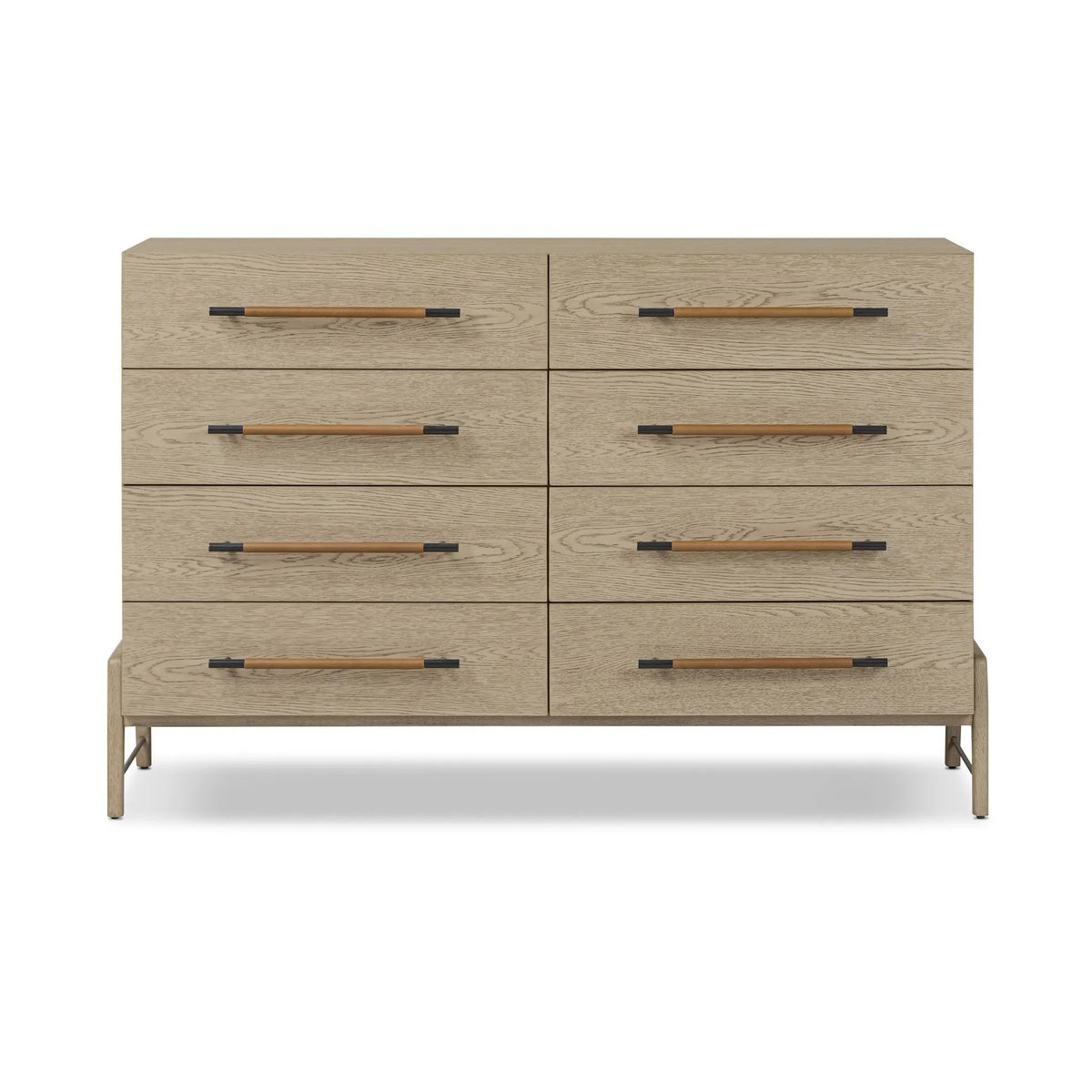 Rosedale Yucca Oak Veneer 8 Drawer Dresser | ready to ship!